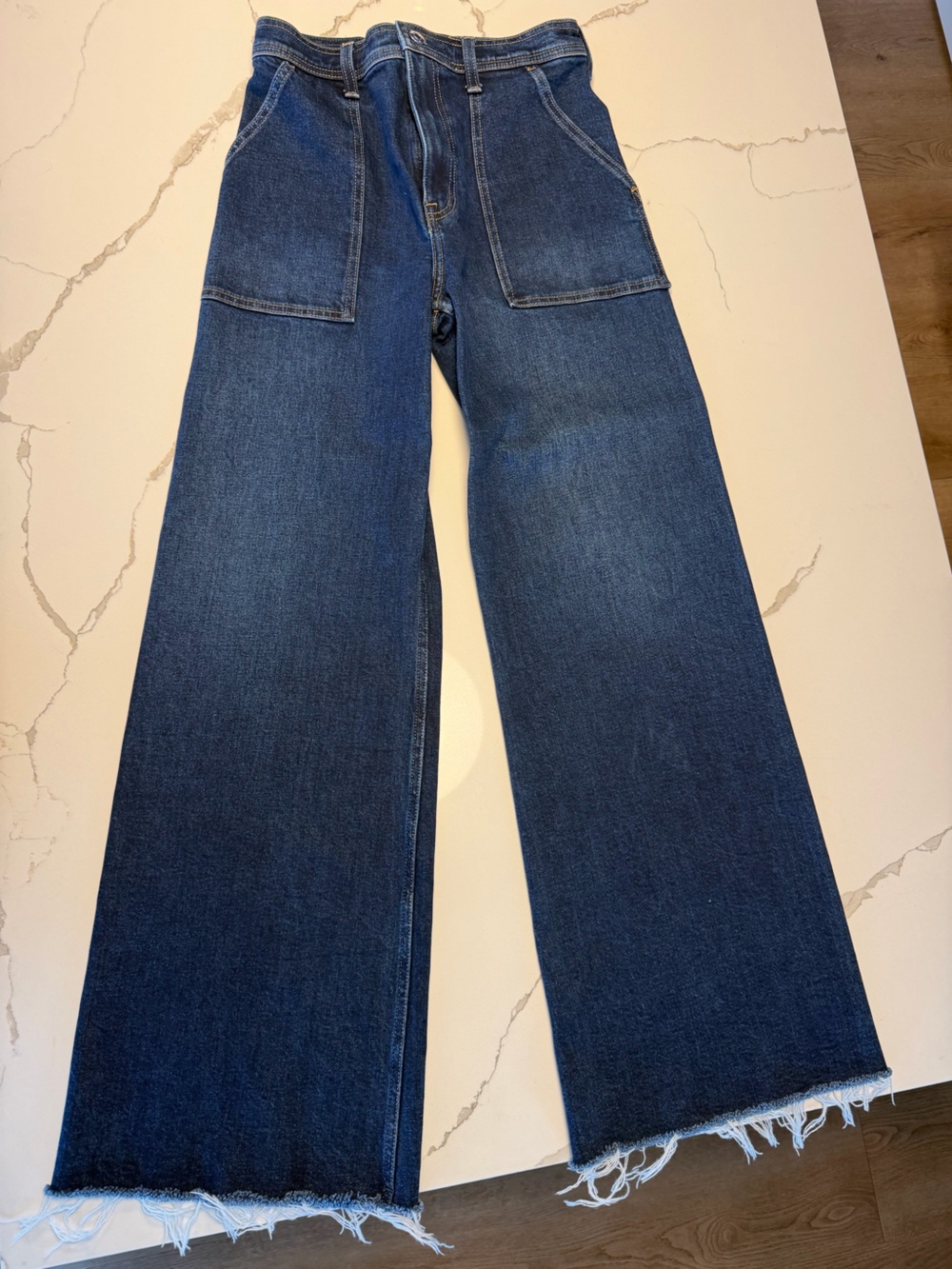 Pistola Penny Utility High Rise Wide-Leg Jeans Size 26. Worn once. - Picture 6 of 9